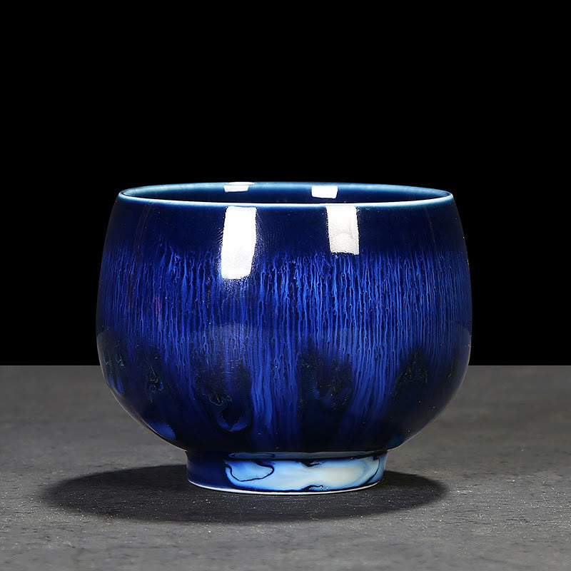 Buddha Stones Chińskie Jianzhan Glaze Kiln Change Ceramic Tea Cup Tenmoku Kung Fu Tea Cup