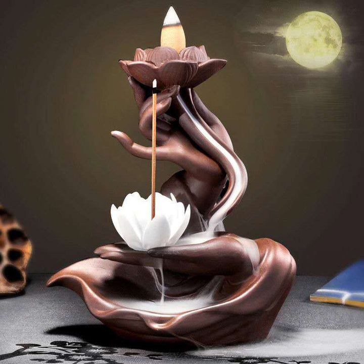 Kadzielnica lecznicza Buddha Stones Lotus Bergamot