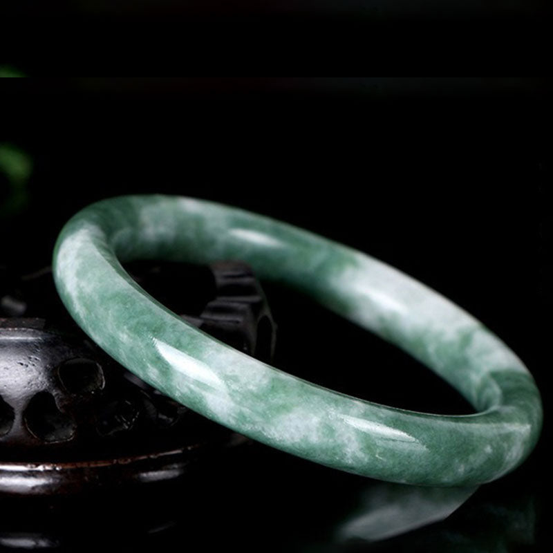 Bransoletka z naturalnego jadeitu , Buddha Stones , szczęścia i obfitości