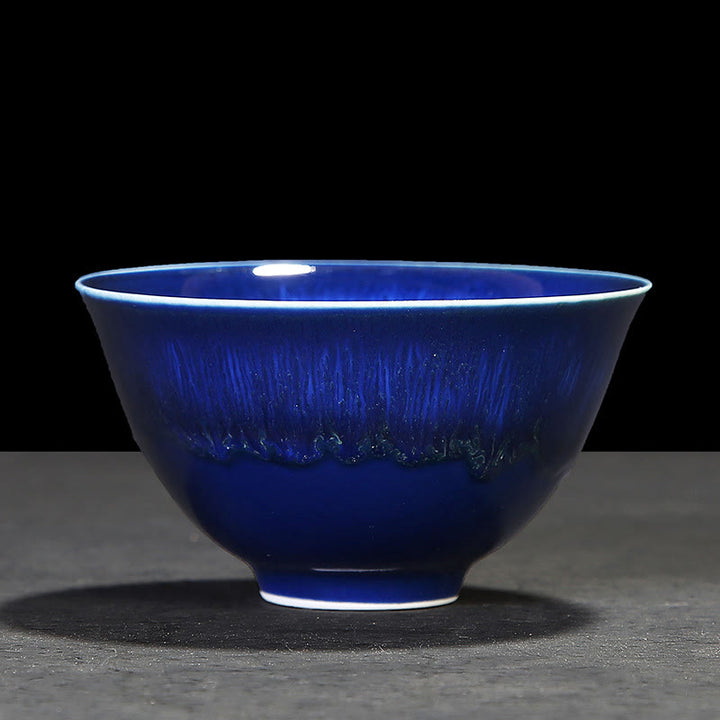 Buddha Stones Chińskie Jianzhan Glaze Kiln Change Ceramic Tea Cup Tenmoku Kung Fu Tea Cup