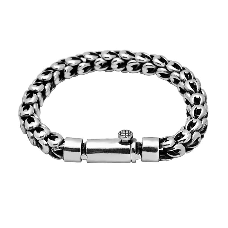 Bransoletka z Buddha Stones Retro Dragon Scale Pattern Success Strength