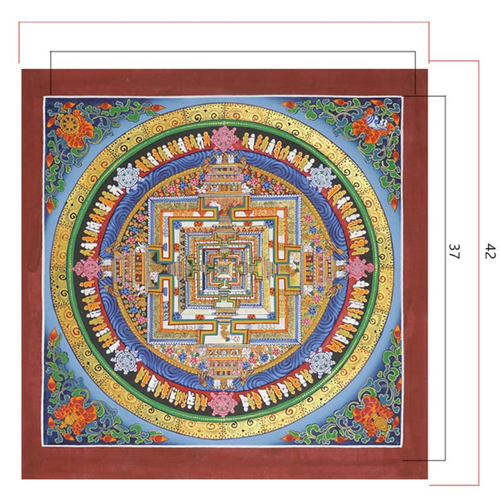 Buddha Stones Tybetańskie Thangka Malowanie Błogosławieństwo Ręcznie Robiona Dekoracja - image 12