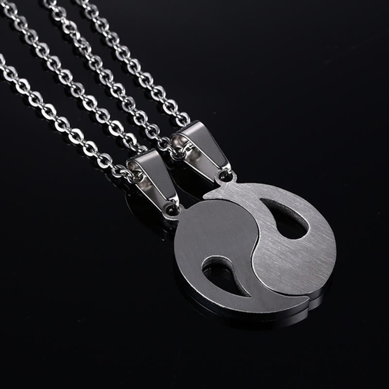 2szt Yin Yang Wisiorek Naszyjnik Para