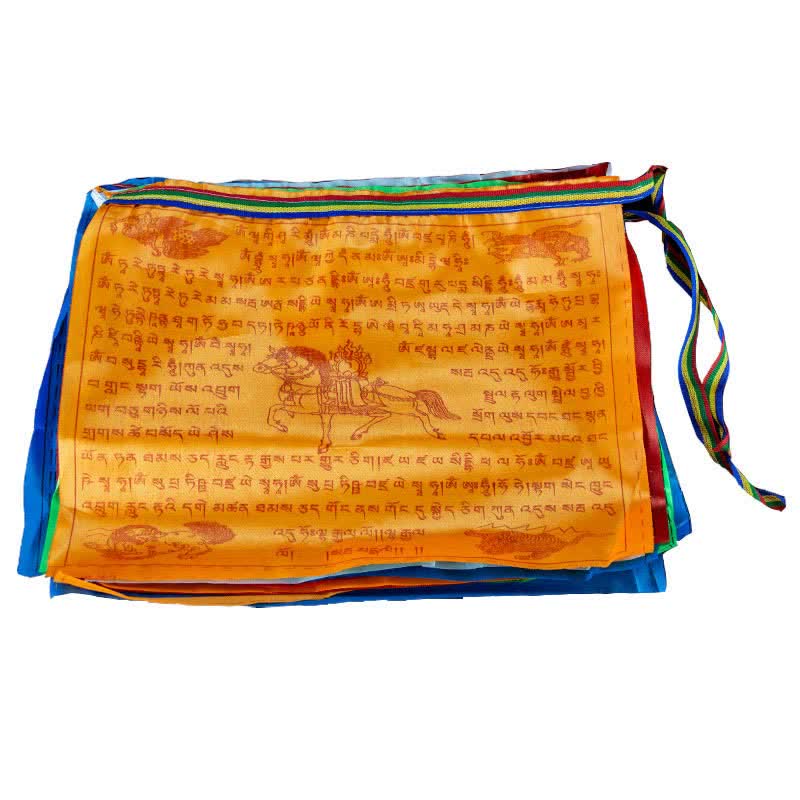 Tybetańska flaga modlitewna "Windhorse Blessing" w 5 kolorach, do użytku na zewnątrz, 20 szt. - image 19