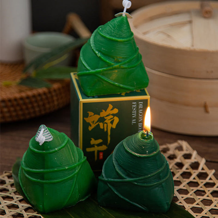 Buddha Stones , Festiwal Smoczych Łodzi, Wzór Zongzi, Świeca Zapachowa, Prezent Dla Rodziny, Przyjaciół