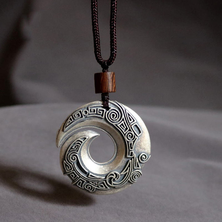 Buddha Stones poprawiają szczęście wzór miedziany naszyjnik szczęście wisiorek