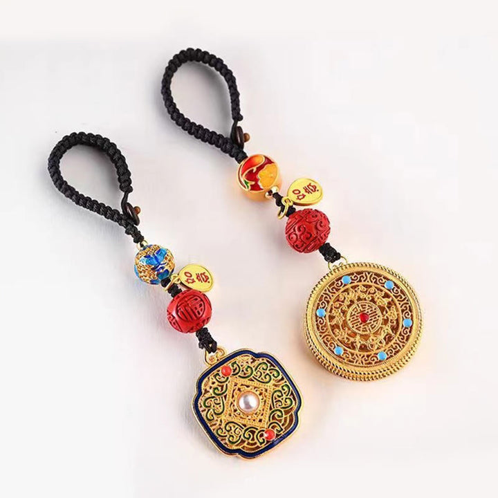 Buddha Stones Fu Charakter Błogosławieństwo Ruyi Charm Brelok