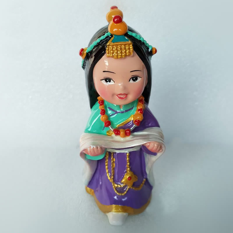 Buddha Stones malowane ręcznie tybetańskie figurki kreatywny dom biuro dekoracja samochodu ozdoba