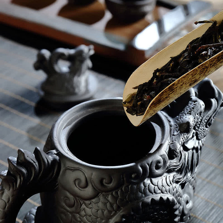 Ceramiczny czajniczek Vintage Dragon Phoenix
