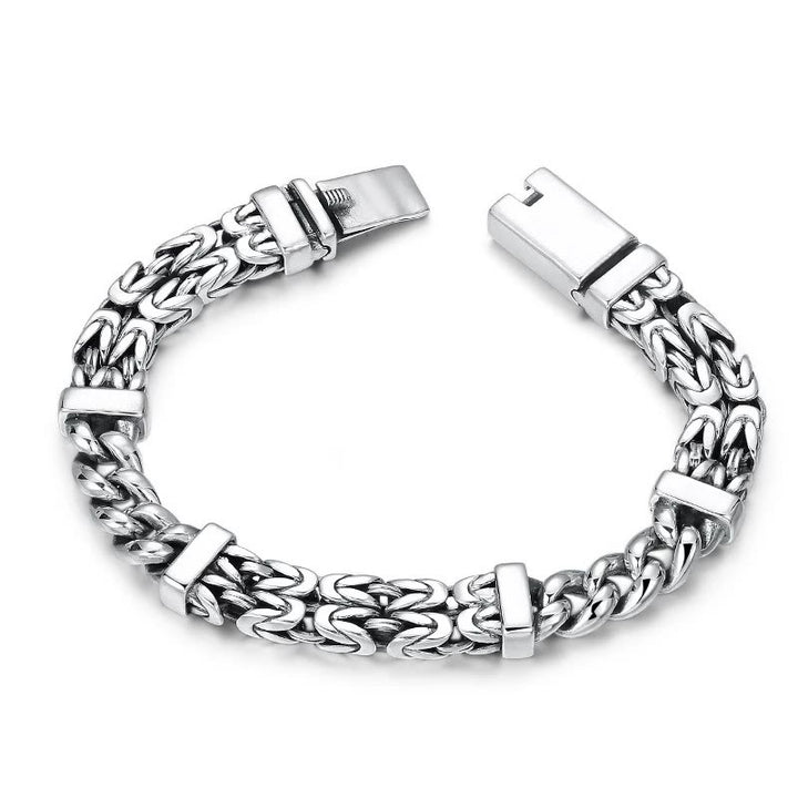 Bransoletka z Buddha Stones w stylu retro, wzór łańcuszka, uzdrawiająca szczęście
