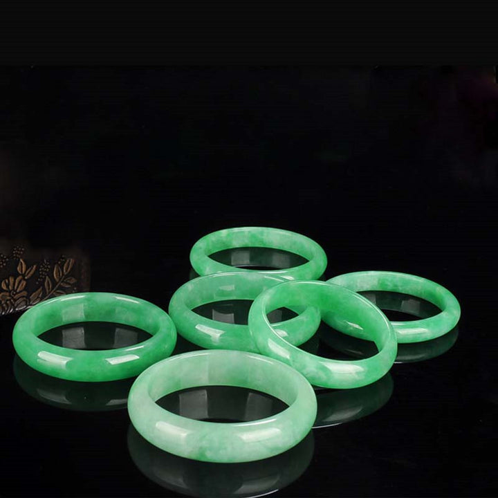 Bransoletka z Buddha Stones Jade Healing Abundance Protection Bangle