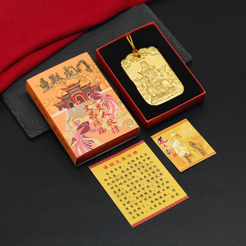 Buddha Stones Feng Shui Pomyślna Gwiazda Wenchang Pen Pagoda Koi Fish Samochód Wisząca Dekoracja