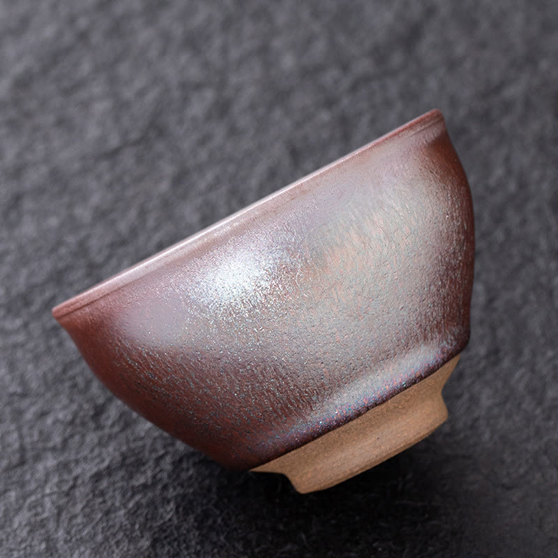 Buddha Stones Chińska różowa złota porcelana Jianzhan Filiżanka do herbaty Kung Fu Filiżanka