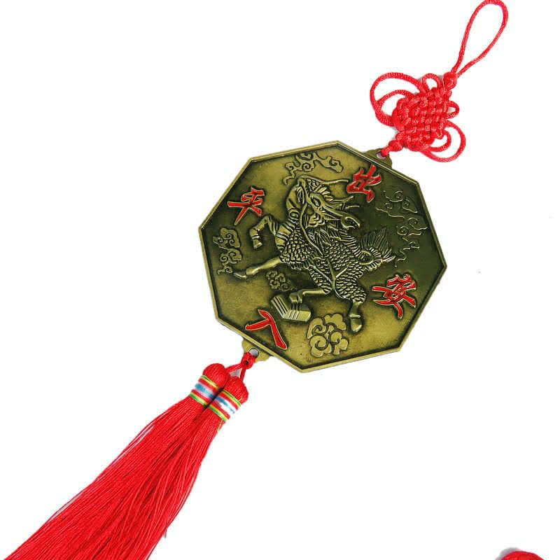 Feng Shui Bagua Mapa Chińskie Węzły Harmonii Energii Lustro - Mapa Kirin Bagua 10CM - image 20