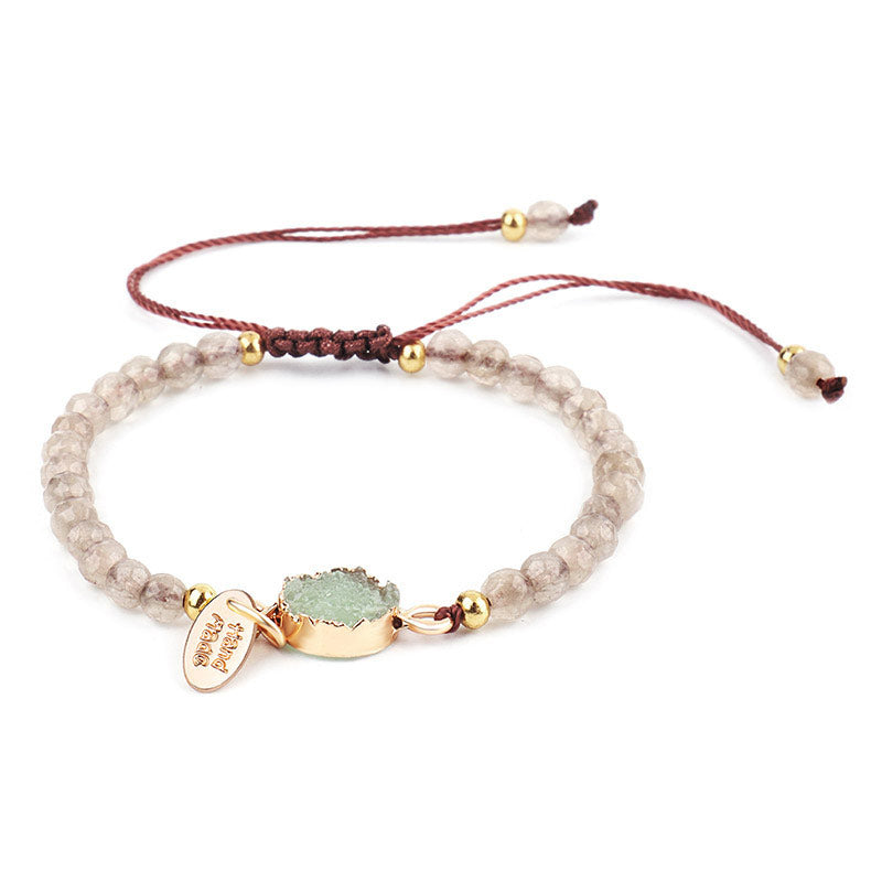 Bransoletka z naturalnego kryształu Buddha Stones Lucky Healing