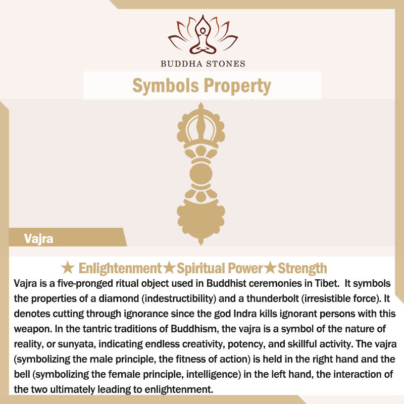 Naszyjnik z Buddha Stones 925 Srebro Sterling Podwójny Dorje Wadżra Siła Duchowa Wisiorek