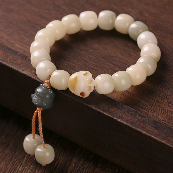 Buddha Stones Szczęścia Kot Bodhi Nasiona Kocia Łapa Bransoletka Pokoju - image 3