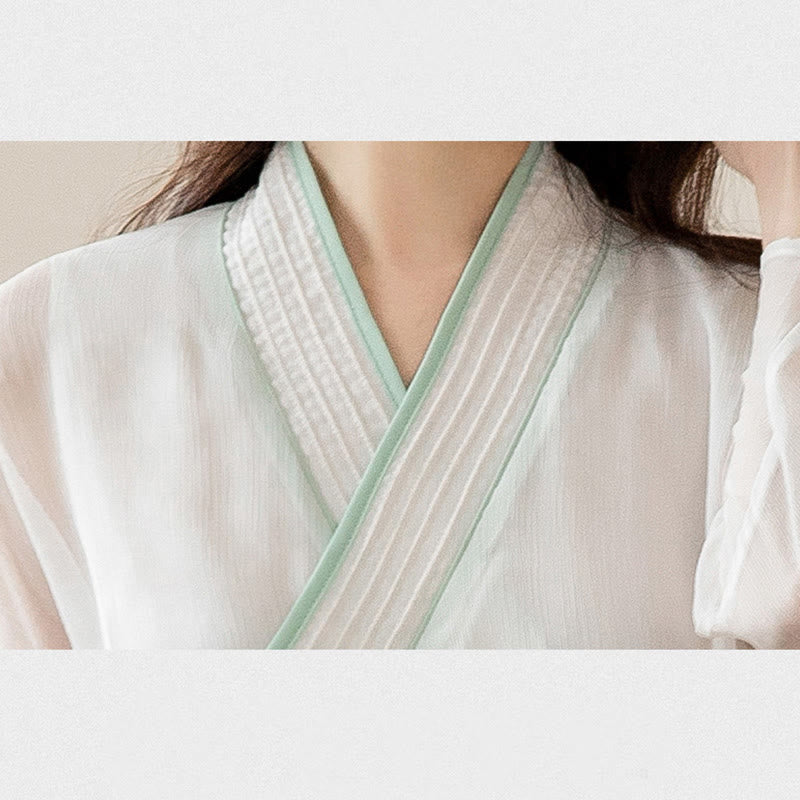 Buddha Stones Retro Modlitwa Zen Duchowa Medytacja Praktyka Szyfonowa Odzież Damska Zestaw - image 9