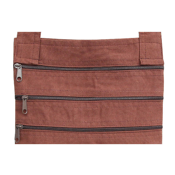 Spiritual Mind Practice Lotus Haftowana bawełniana torba na ramię Torba typu crossbody