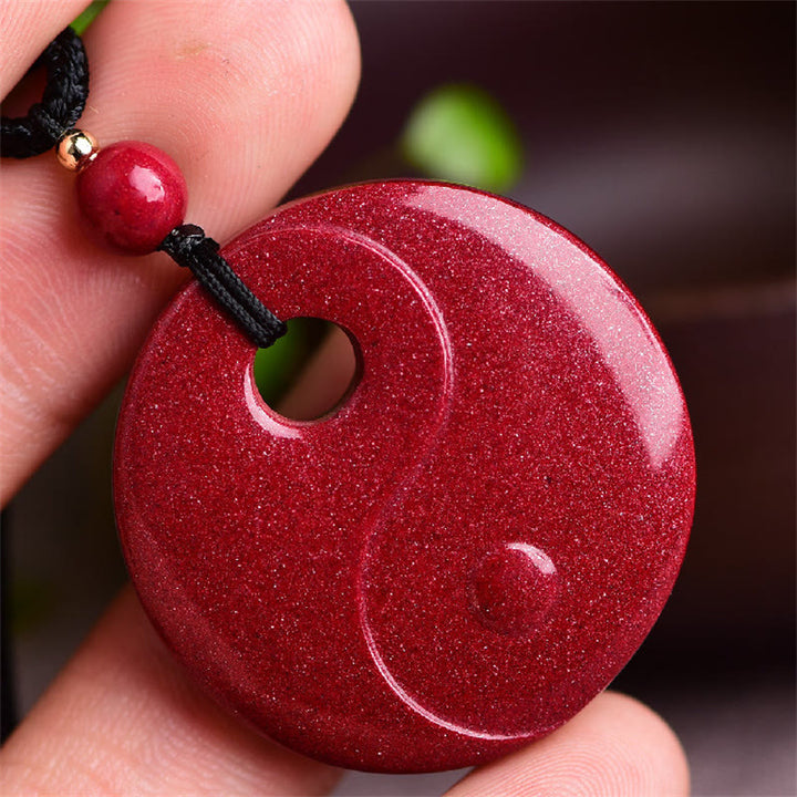 Buddha Stones Śmiejący się Budda Yin Yang Chiński Zodiak Tykwa Naturalny Cynober Błogosławieństwo Naszyjnik Wisiorek - image 9