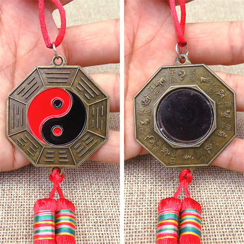 Feng Shui Bagua Mapa Chińskie Węzły Harmonii Energii Lustro