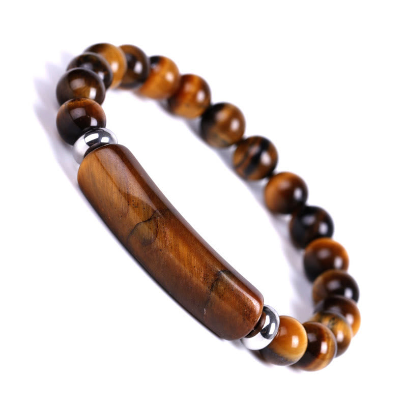 Bransoletka lecznicza z Buddha Stones wykonana ręcznie z naturalnych kamieni szlachetnych
