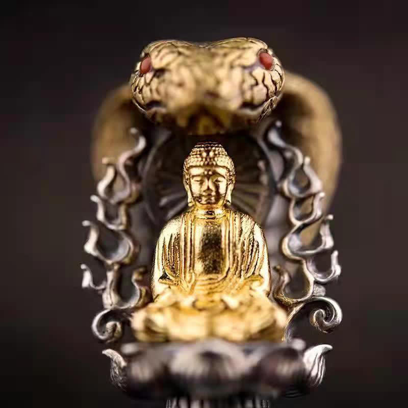 Buddha Stones Tybetański Om Mani Padme Hum Budda Obrót Bogactwa Naszyjnik Wisiorek Vajra - image 3