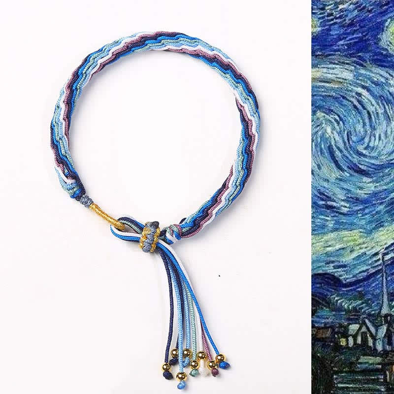 Bransoletka ochronna ze sznurka Reincarnation Knot Luck String