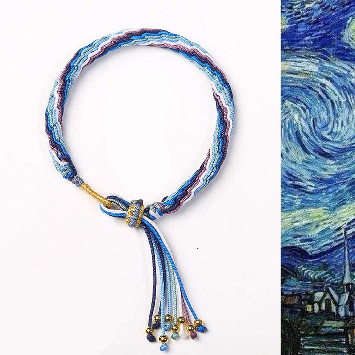Bransoletka ochronna ze sznurka Reincarnation Knot Luck String