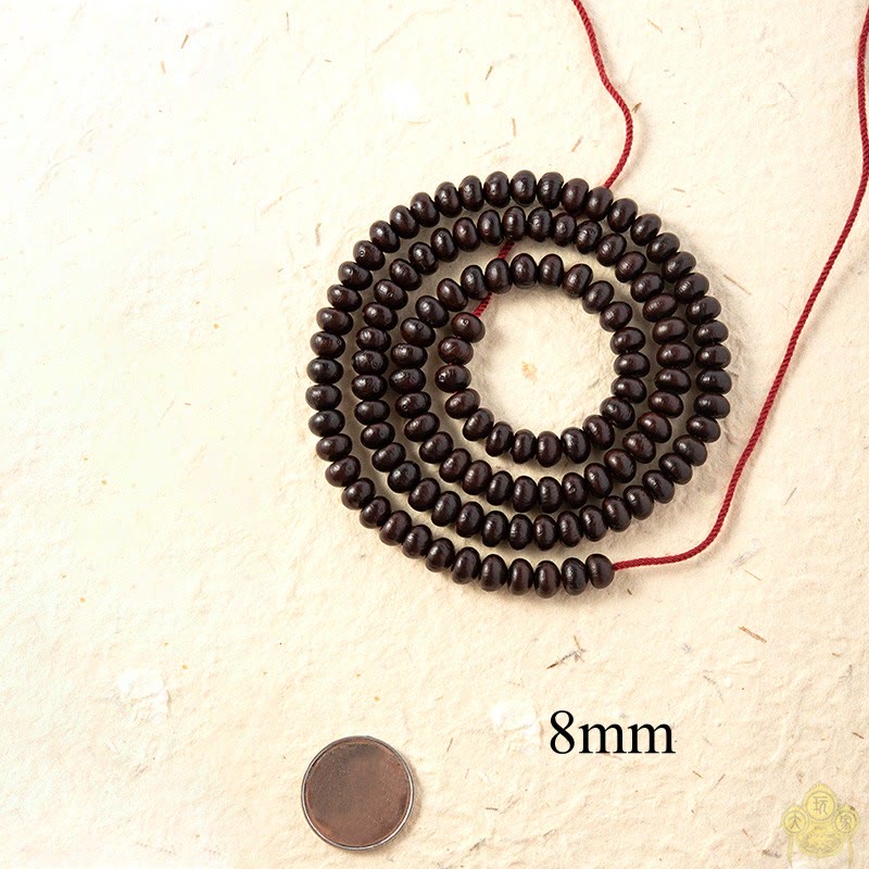 Buddha Stones Naturalne Tybet 108 Mala Koraliki Fioletowe Bodhi Nasiona Bogactwa Bransoletka
