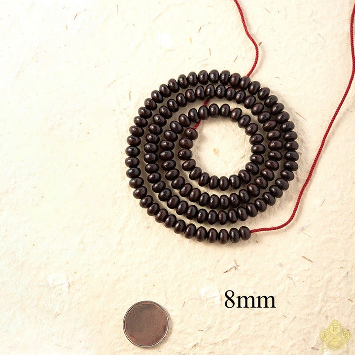 Buddha Stones Naturalne Tybet 108 Mala Koraliki Fioletowe Bodhi Nasiona Bogactwa Bransoletka