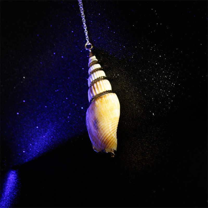 Naturalny naszyjnik z muszli Shankha Conch Shell z muszli morskiej