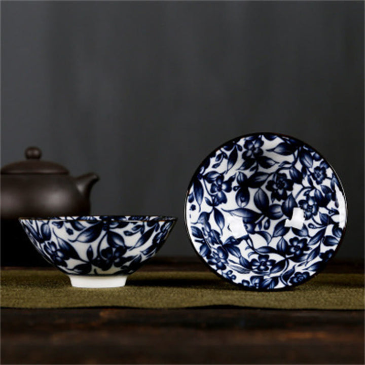 Buddha Stones Kwiaty Fu Charakter Góry Lotos Kwiaty Wiśni Ceramiczny Filiżanka Kung Fu Filiżanka do herbaty