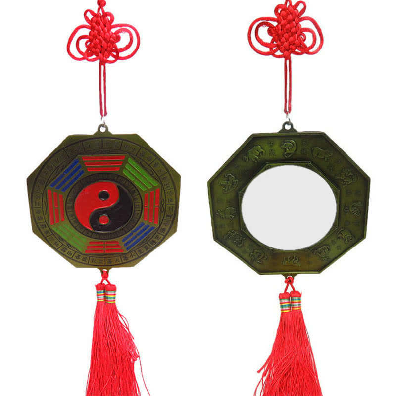 Feng Shui Bagua Mapa Chińskie Węzły Harmonii Energii Lustro
