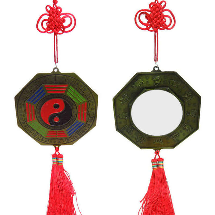 Feng Shui Bagua Mapa Chińskie Węzły Harmonii Energii Lustro