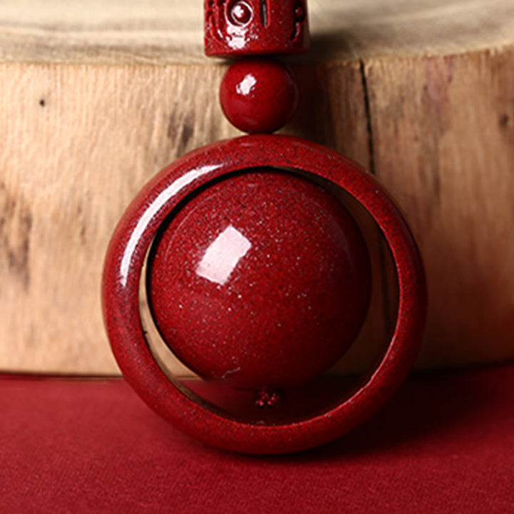 Buddha Stones Cynober Om Mani Padme Hum PiXiu Błogosławieństwo Szczęśliwy Koralik Naszyjnik Wisiorek - image 18
