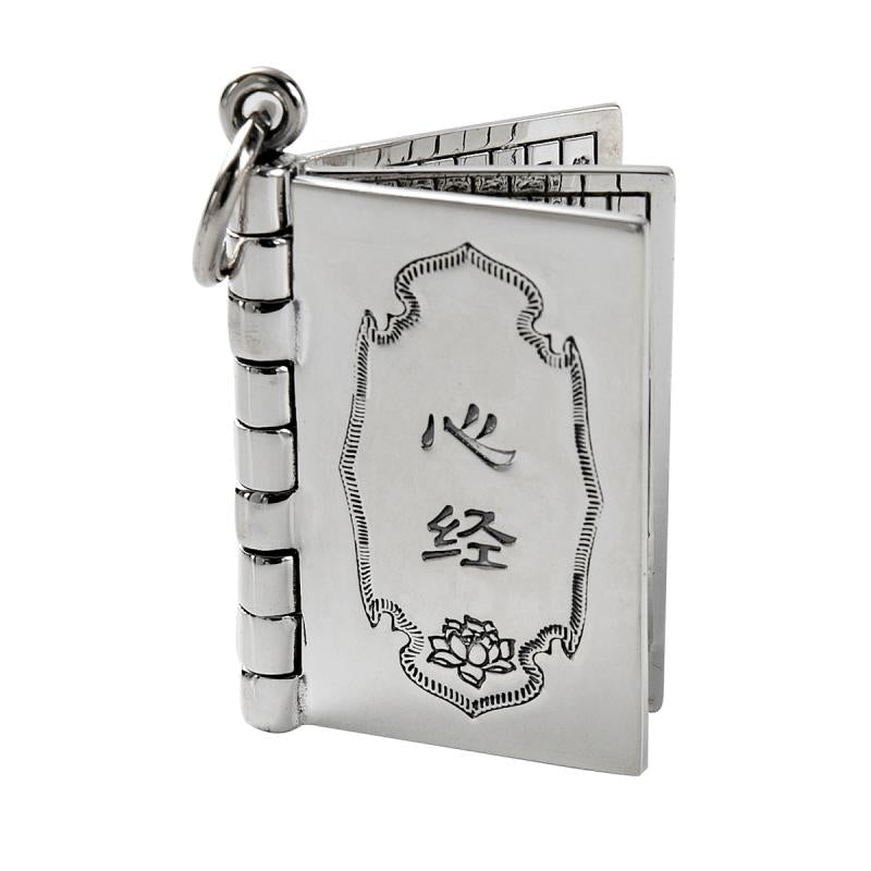 Buddha Stones 990 Srebro Sterling Sutra Serca Wielkie Współczucie Shurangama Mantra Lotus Vajra Naszyjnik Wisiorek Pokoju - image 8