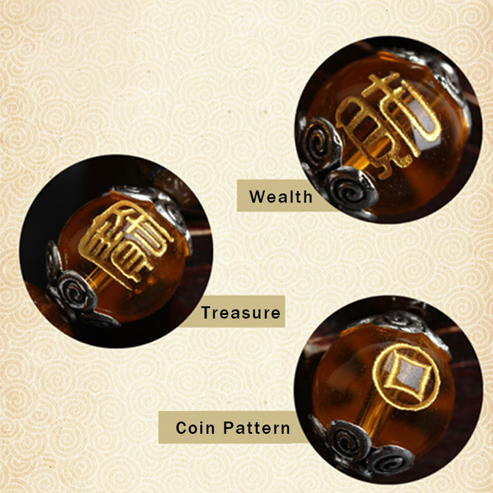 Bransoletka z Buddha Stones Tiger Eye Fortune Prosperity
