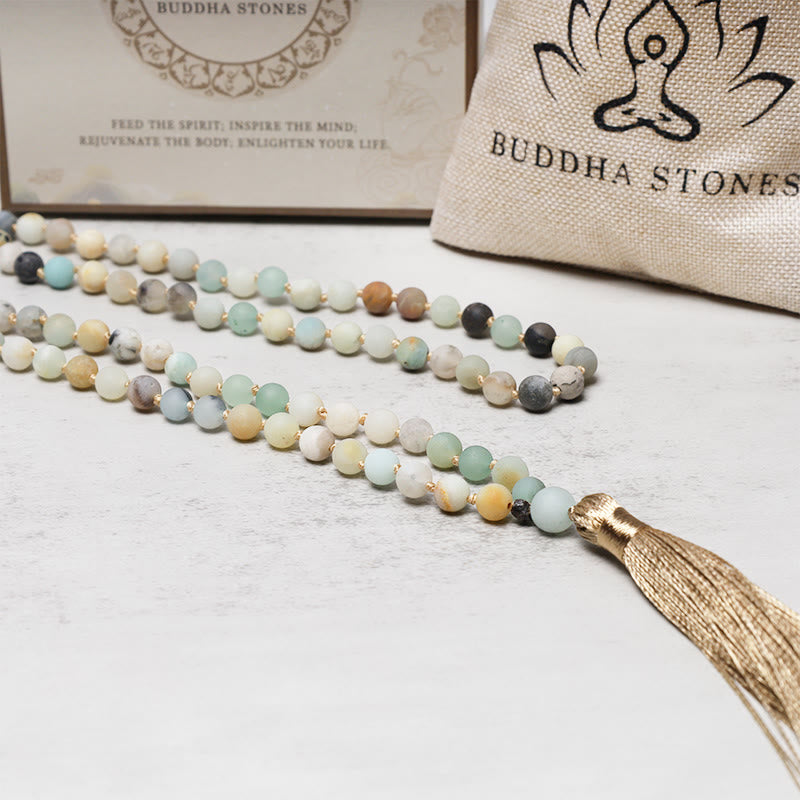 Bransoletka Mala z 108 Buddha Stones