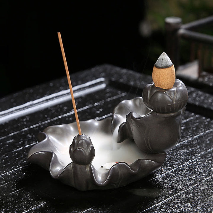 Buddha Stones Koi Fish Lucky Kadzielnica Dekoracja - image 2