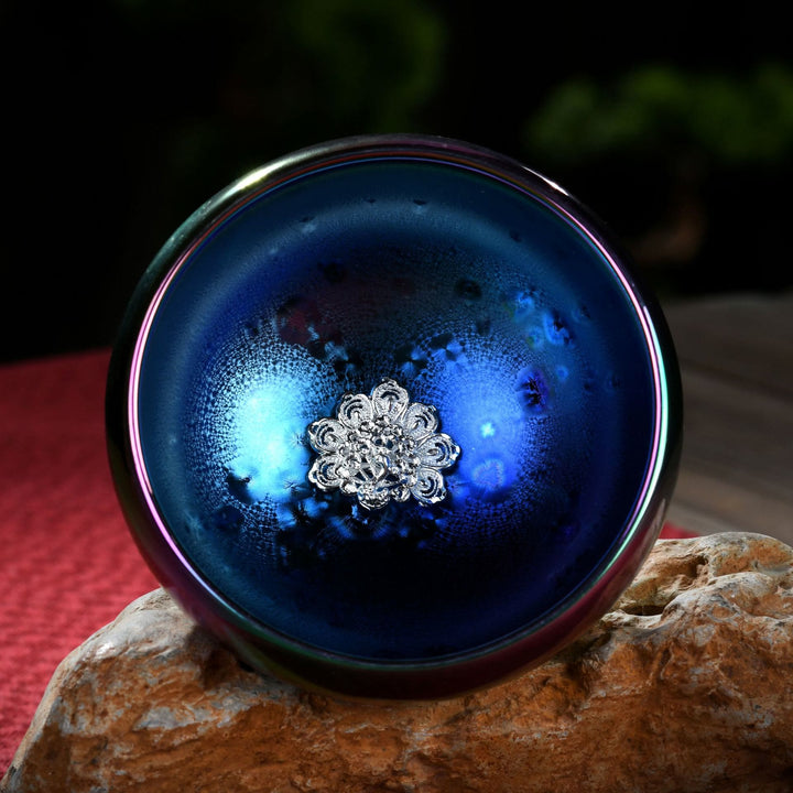 Buddha Stones Lotos Smok Feniks Ryba Koi Paw Chiński Jianzhan Intarsjowany Piec Zmiana Ceramiczny Filiżanka Do Herbaty Kung Fu