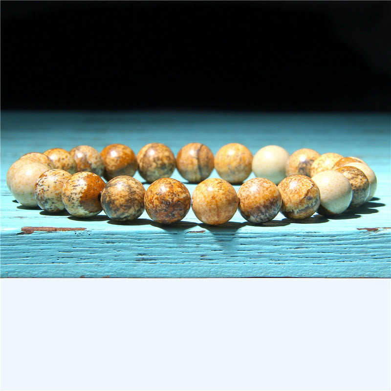 Bransoletka z koralików Natural Agat Stone Crystal Balance