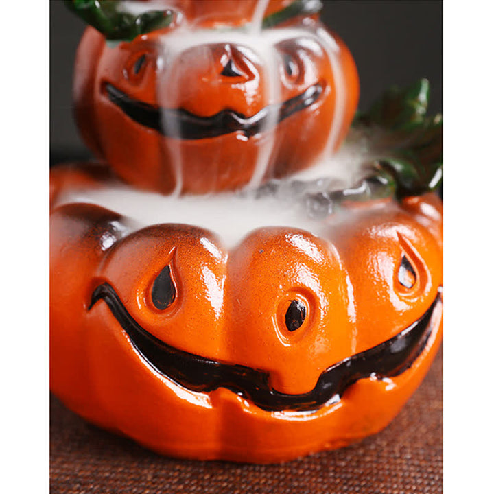 Dynie na Halloween Duch Żywica Cofanie Dymu Fontanna Kadzidło Palnik Dekoracja