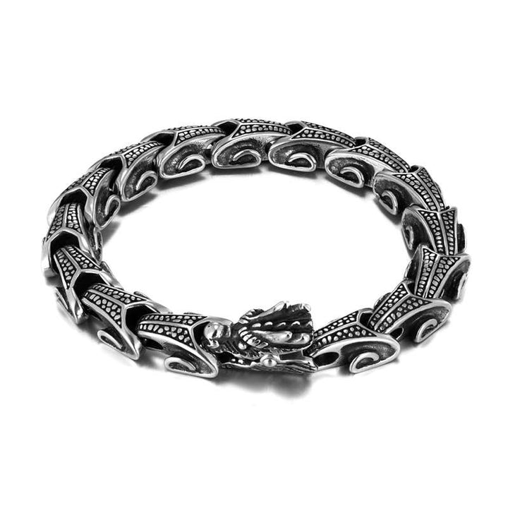 Bransoletka ze stali tytanowej Dragon Luck