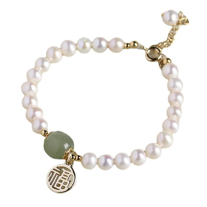 Buddha Stones Naturalne Perły Hetian Jade Szczęście Uzdrawiająca Bransoletka Koralikowa