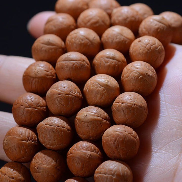 Buddha Stones 108 Mala Koraliki Nepal Bodhi Nasiona Szczęścia Bogactwo Bransoletka z frędzlami - image 3