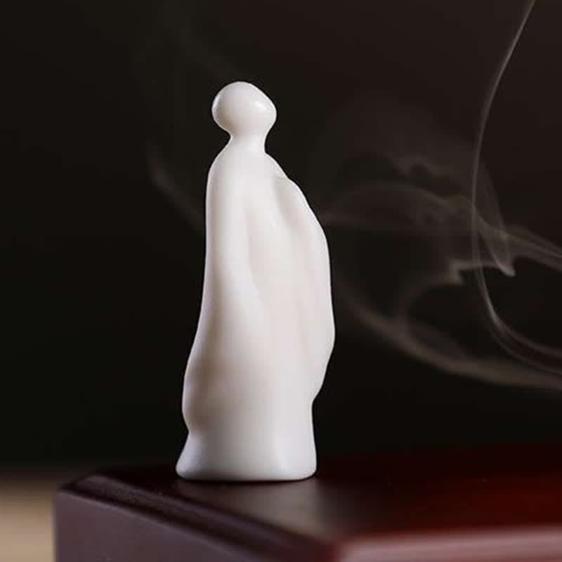 Tybetański ceramiczny palnik kadzielniczy Błogosławieństwo Lotosu Dekoracja