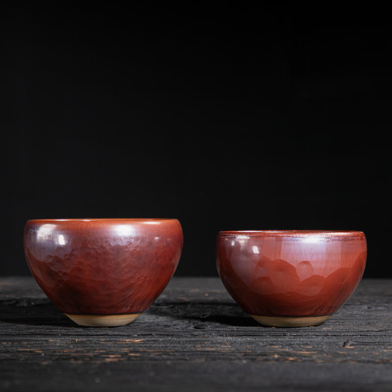 Buddha Stones ręcznie robione chińskie Jianzhan Lotus Design Ceramiczny kubek do herbaty Kung Fu