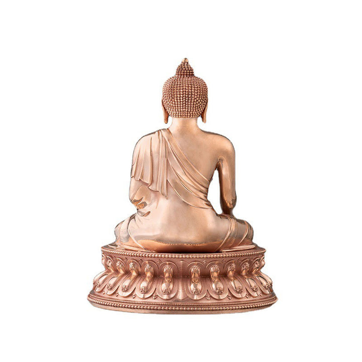 Figurka Buddy Gautama Shakyamuni Spokój Miedziana Statua Dekoracja Domu