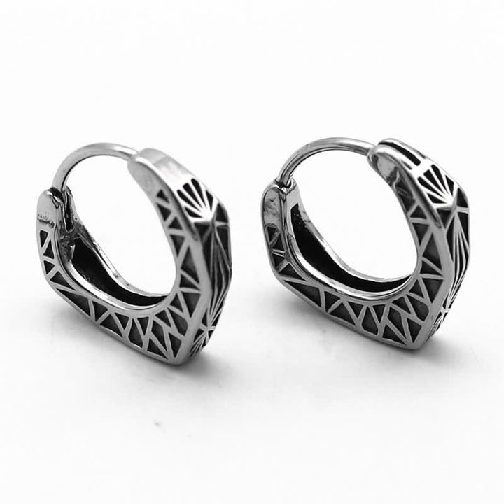 Kolczyki Viking Hoop Titanium Steel Balance - image 4